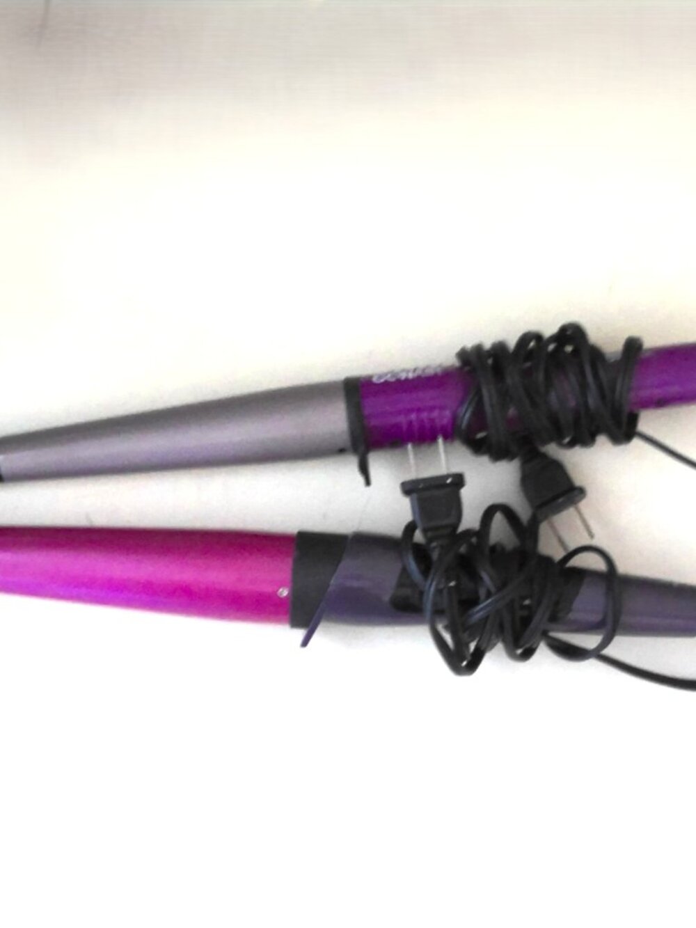 Lot of 2 Curling Irons Pink Conair & Purple Remington Very Good Condition